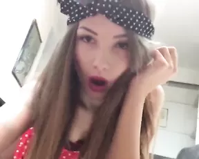 Teen handles two cocks at the same time