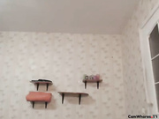 Tied up babe gets anal banged