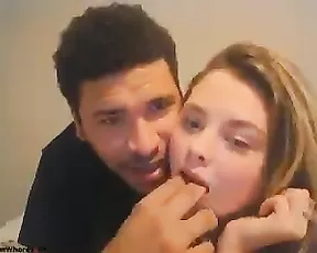 Busty chick displays her snatch