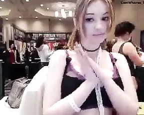 Completely naked slut fucked in a tiny room