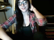 Guy jacks off to a sleeping girl next to him