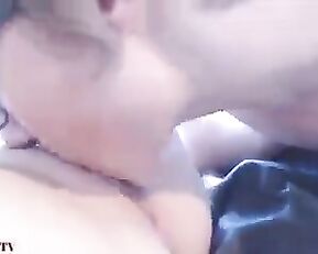 Blonde kisses her sex toy