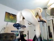 Pretty blonde milf fuck reverce cowgirl ride with husband sunday morning,damn