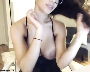Passion latina milf with big boobs teasing webcam show