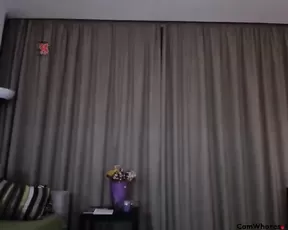 Stunning webcam model shows off