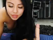 Masturbating on webcam