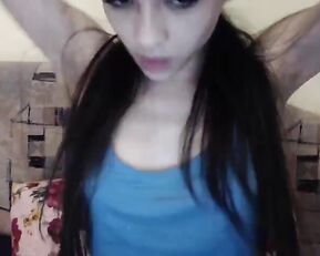 Annette_crystal sweet slim teen brunette small nude tits webcam show