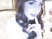 Hornyunicornn beautiful girl BJ and masturbate sweet pussy use dildo webcam show