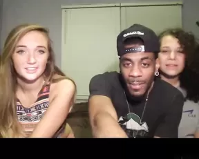 Jentlemanbear threesome interracial blowjob webcam show