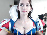 Naughtiisarah sexy teen wet pussy hot cosplay webcam show