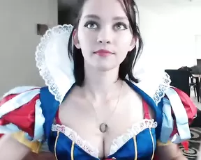 Naughtiisarah sexy teen wet pussy hot cosplay webcam show