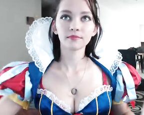 Naughtiisarah sexy teen wet pussy hot cosplay webcam show