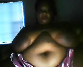 Very fat mature show gigant boobs webcam show