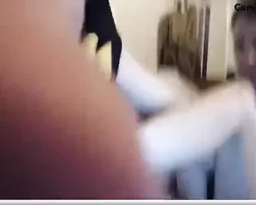 Nice teen couple blowjob webcam show