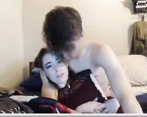 Nice teen couple blowjob webcam show