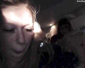 Rachel Singer fingering her pussy public webcam show