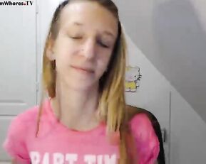 mayatiny little blonde teasing webcam show