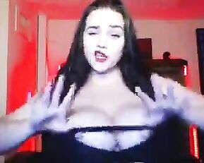 athenablaze passion brunette play with her big boobs webcam show