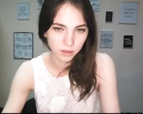Brunette is handling a dick