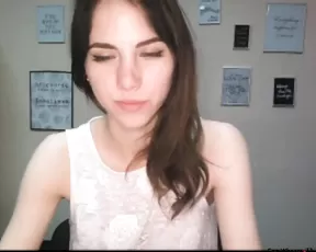 Brunette is handling a dick