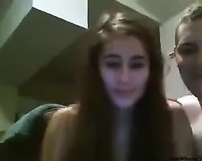 Canthardlywait slim teen get couple fucking webcam show