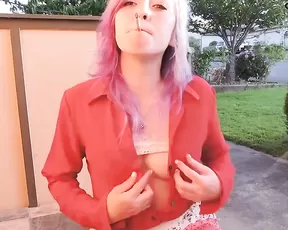 Dirty milf teasing webcam show