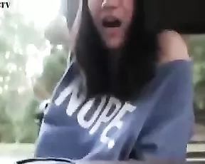 Sandy acts like a bitch in sex