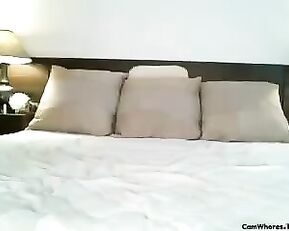 Passion mature blonde in bed hot masturbate webcam show