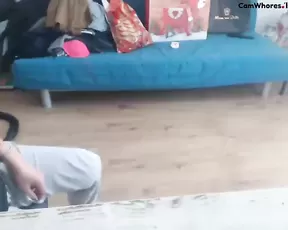 Young skinny teen fucked at home