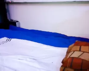 Interracial pussy fingering at home