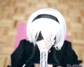 NieR Automata POV Face Fuck