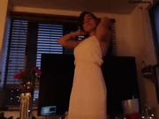 Blonde is fucked in boots and stockings