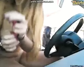Close up pussy rubbing action