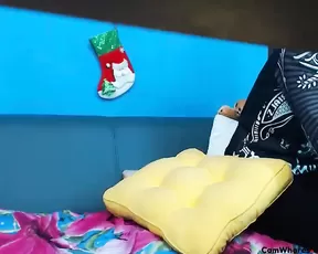 Latina getting her hairy muff fucked hard