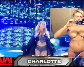 Sexy milf blonde teasing her big tits webcam show