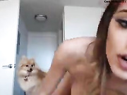 CassieCar beauty naked latina teasing body webcam show