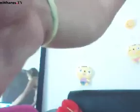 Shara10 naked latina with huge boobs masturbate webcam show