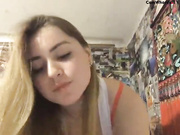 Mivonna busty teen blonde free teasing webcam show