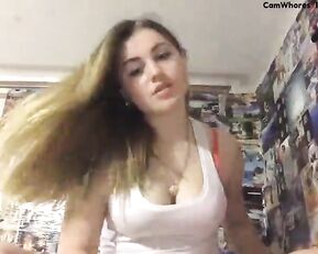 Mivonna busty teen blonde free teasing webcam show