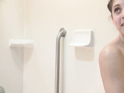 Nice brunette teen show her tits webcam show