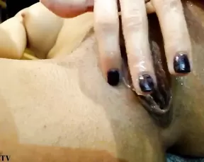Jerk and blowjob combo by blonde teen