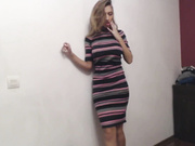 Brunette gets bent over and fucked