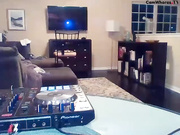 So pretty brunette wife get fuck doggy style until a messy load in her back,damn