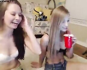 Perfect creamy blonde masturbates in front of a webcam