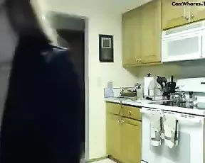 Lady opens up her legs