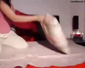 German babe fucked after dildoing her slit