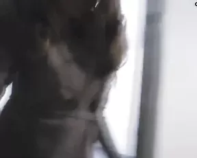 So pretty brunette wife make a hell of a blowjob when parents leave house