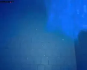 Sexy slim teen brunette in shower webcam show