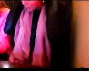 Sexy girl show her naked tits webcam show