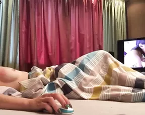 Blonde sucks cock in the forest
